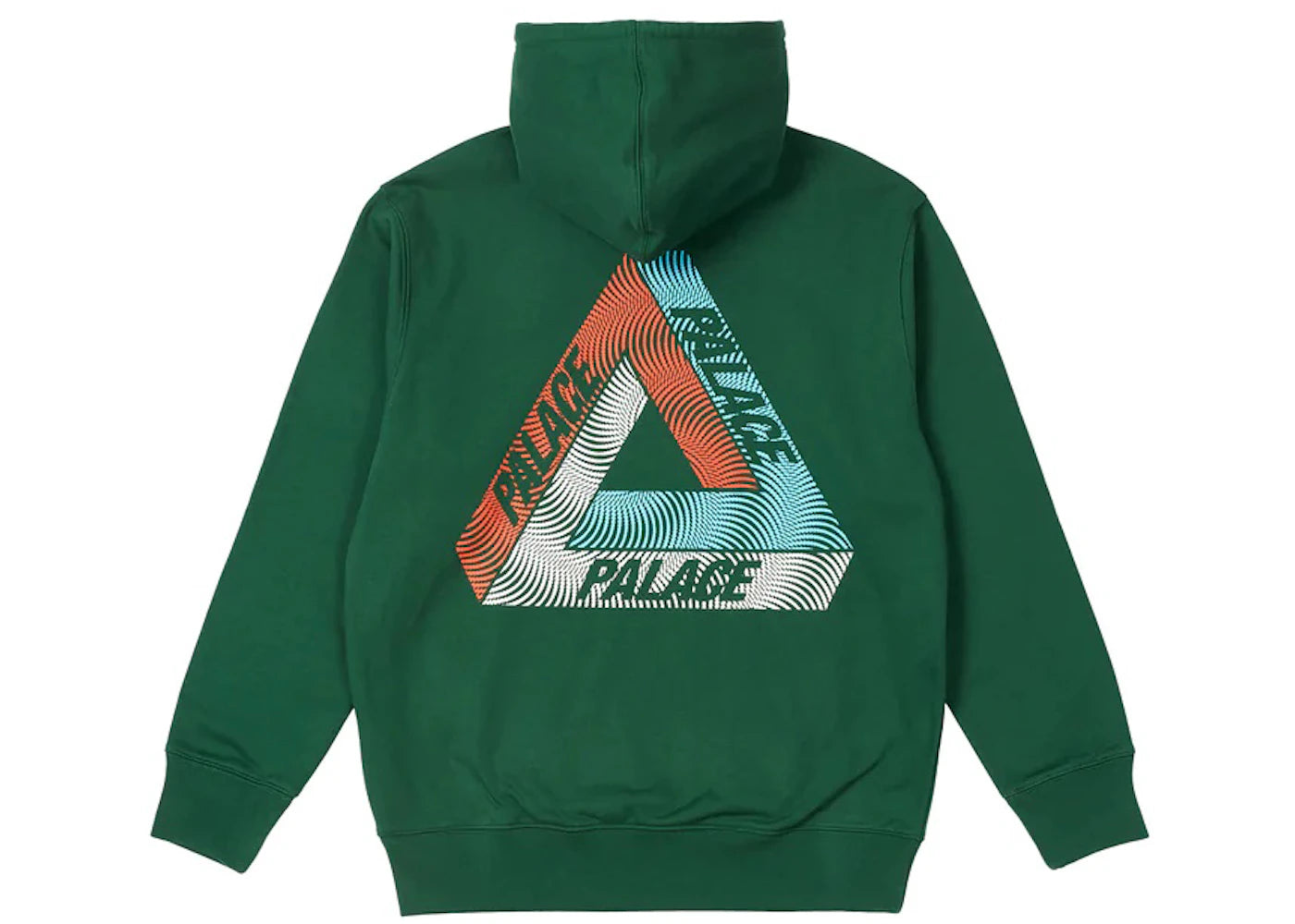 Palace Swirl Tri-Ferg Hood Green