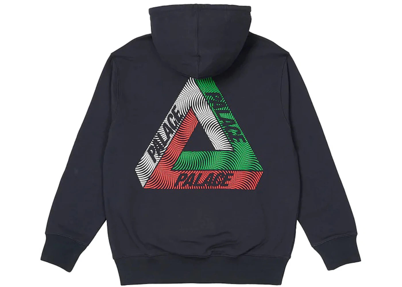 Palace Swirl Tri-Ferg Hood Navy