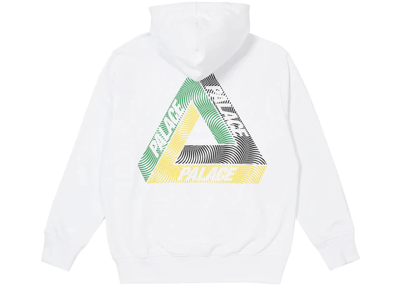 Palace Swirl Tri-Ferg Hood White