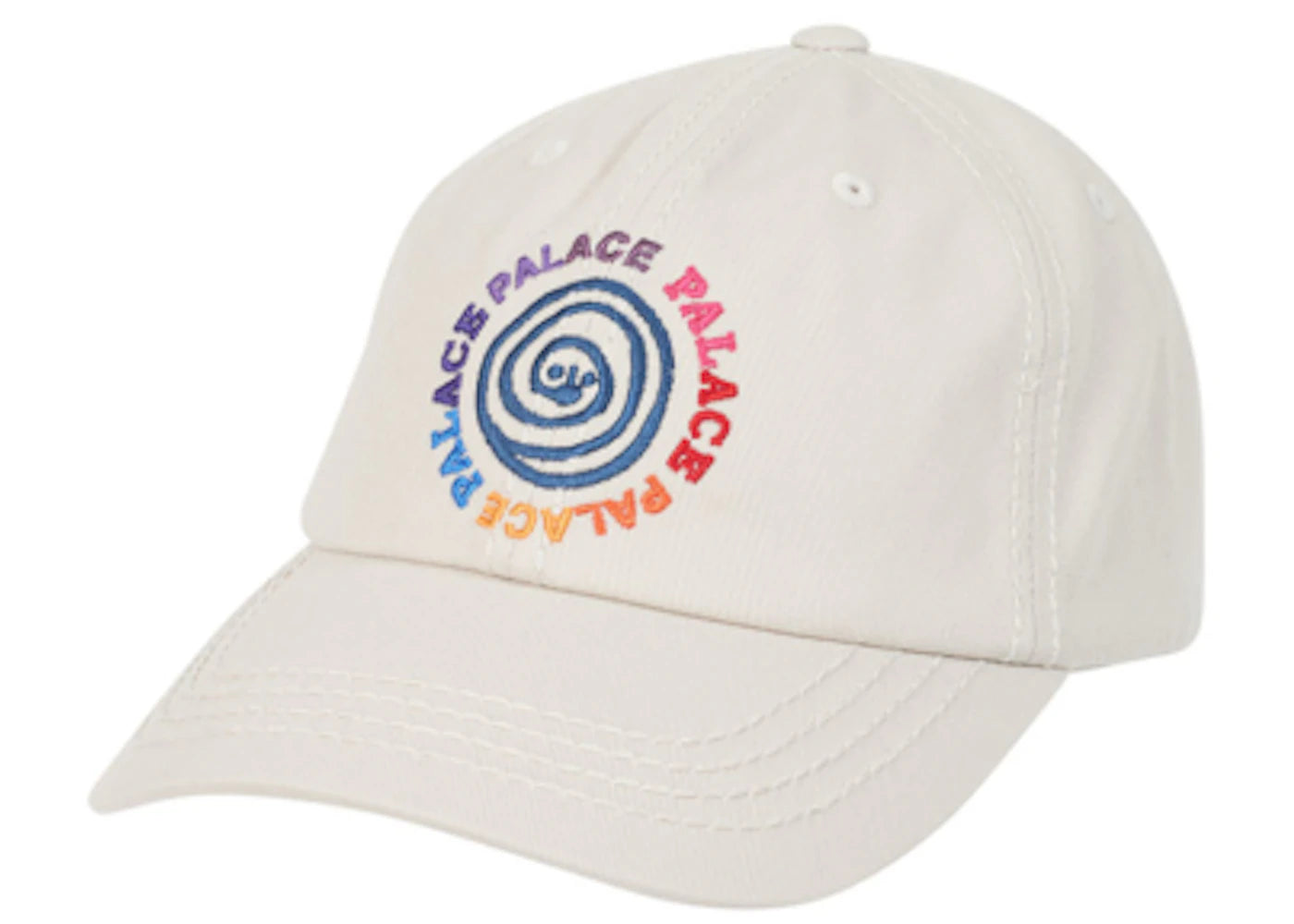 Palace Swirly Jean Stitch 6-Panel White