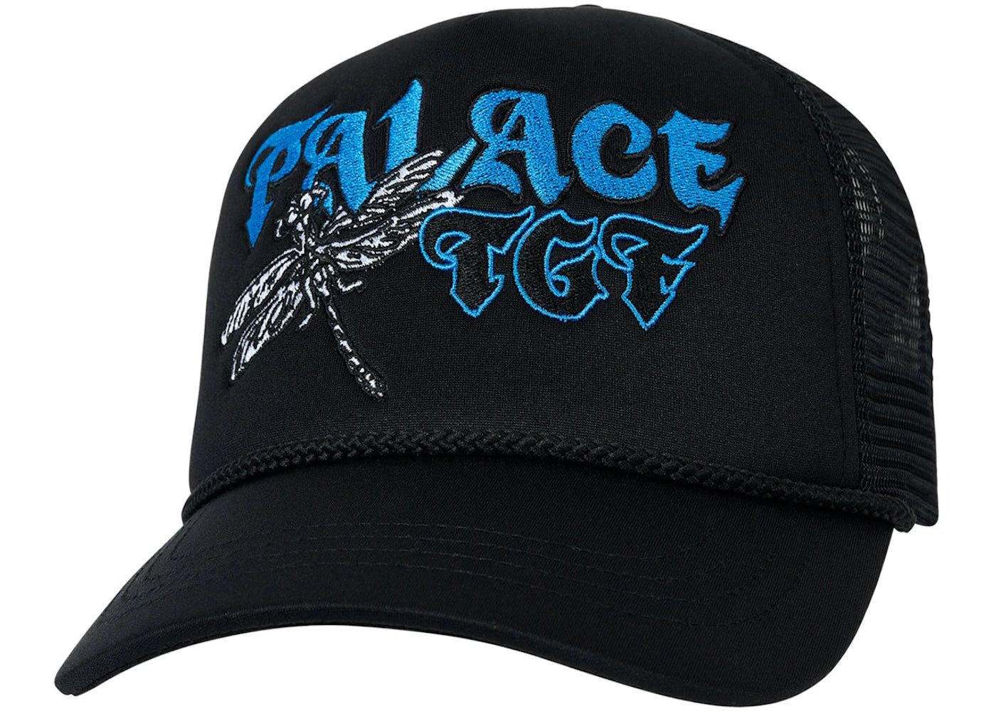 Palace TGF Trucker Black
