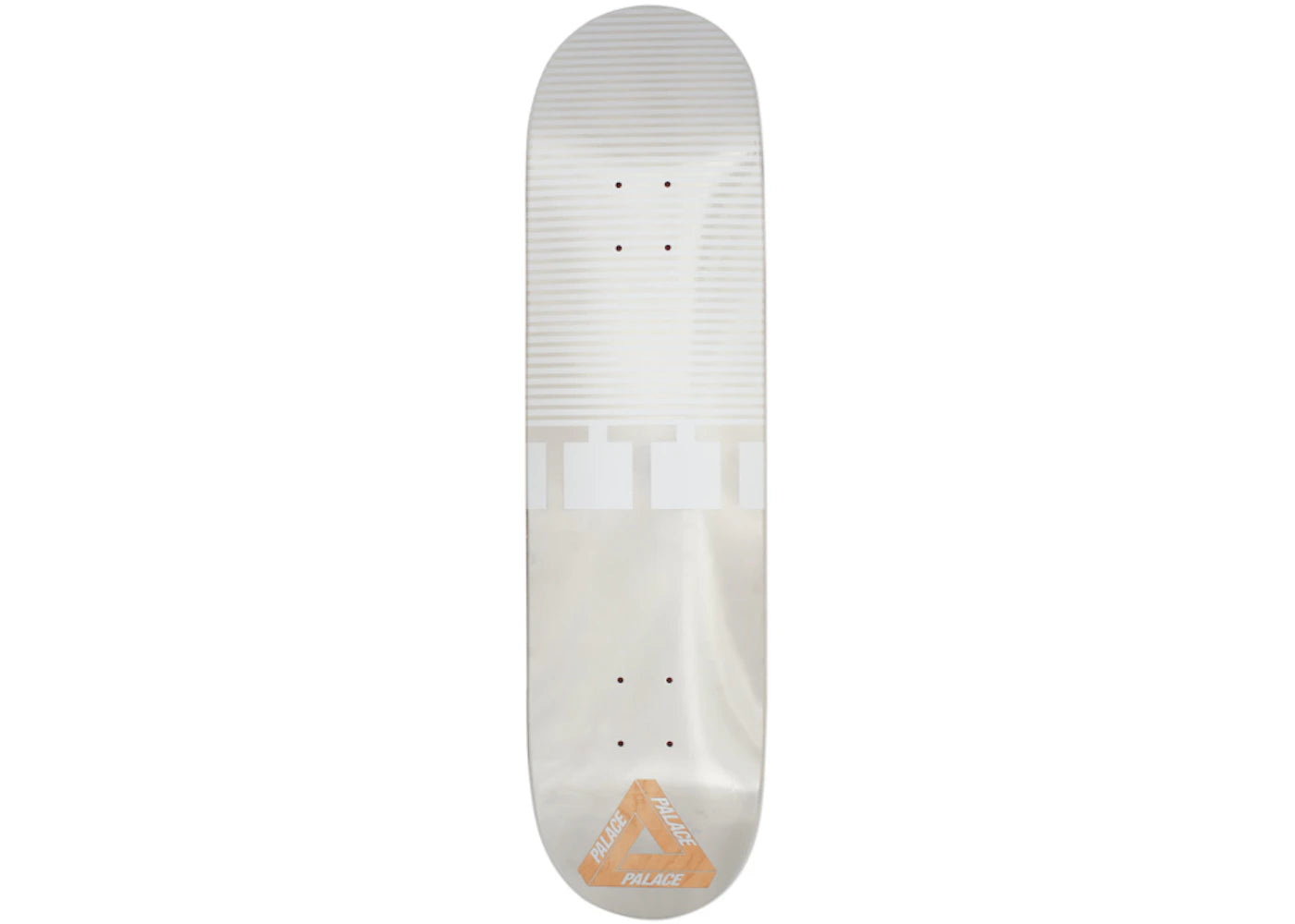 Palace TTT 8 Skateboard Deck White