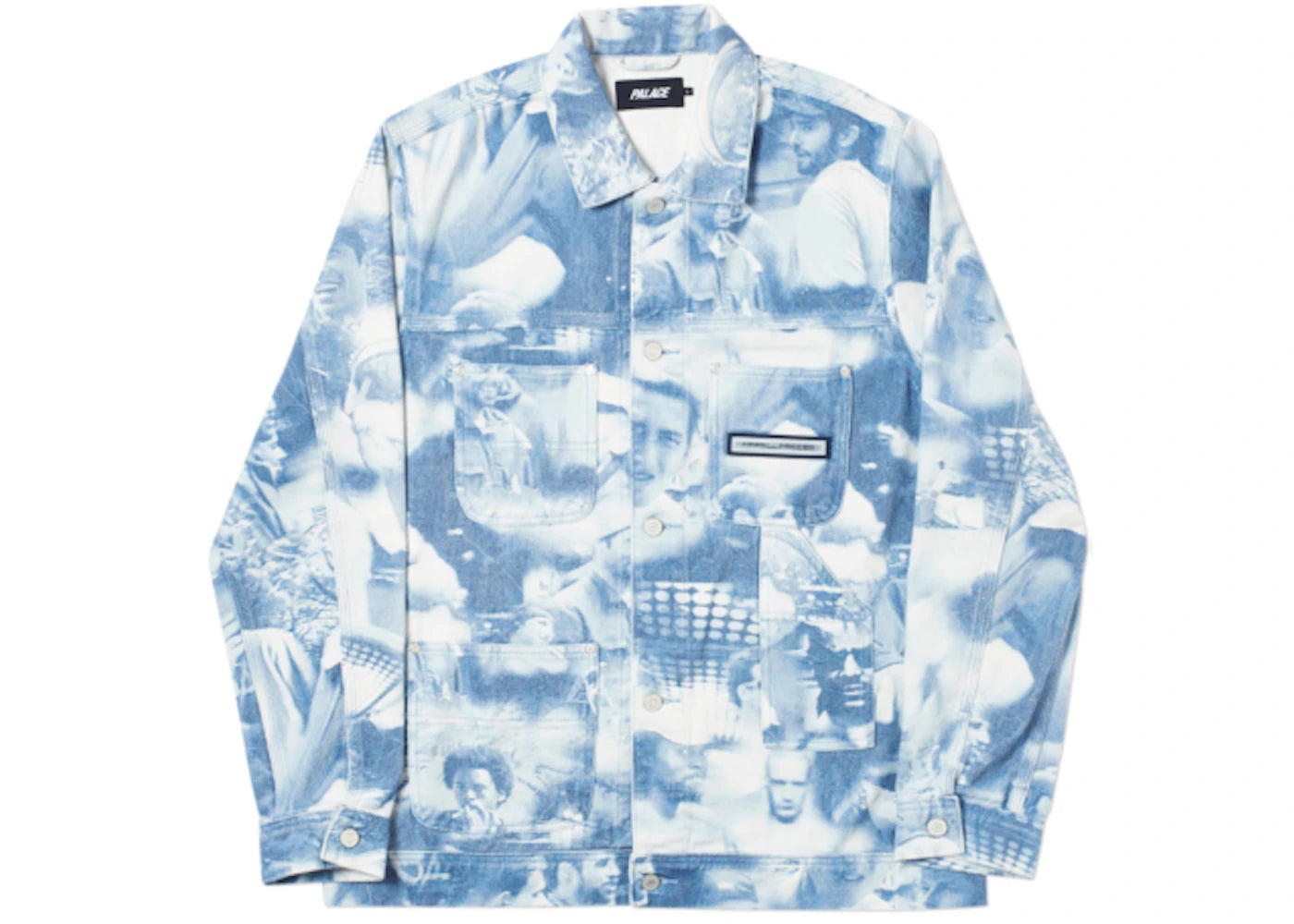 Palace Team Jacket White/Navy