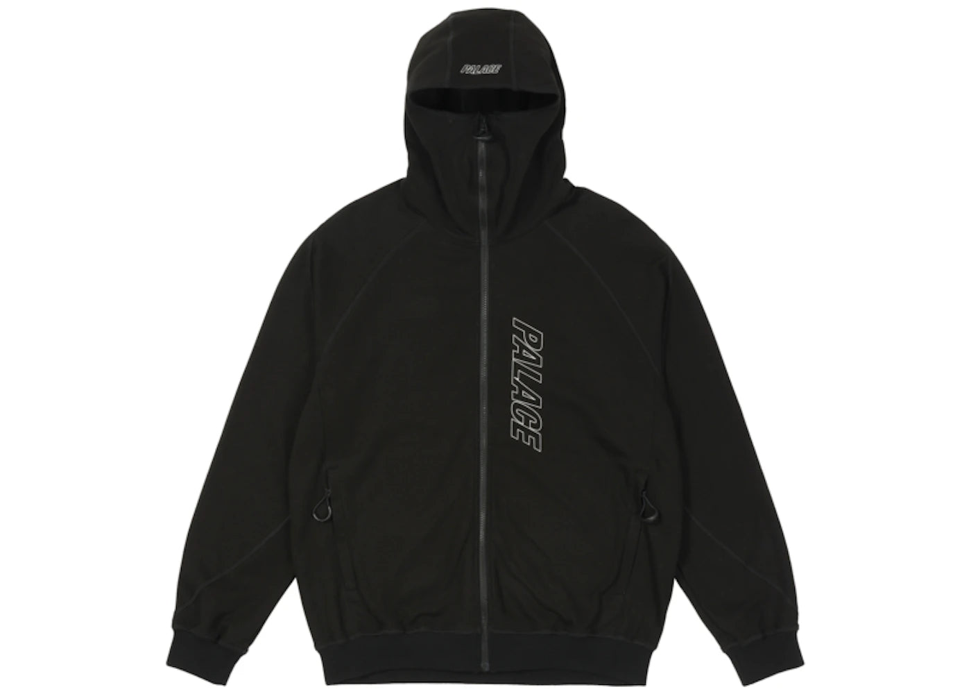 Palace Tech Fleece Hood Jacket Black