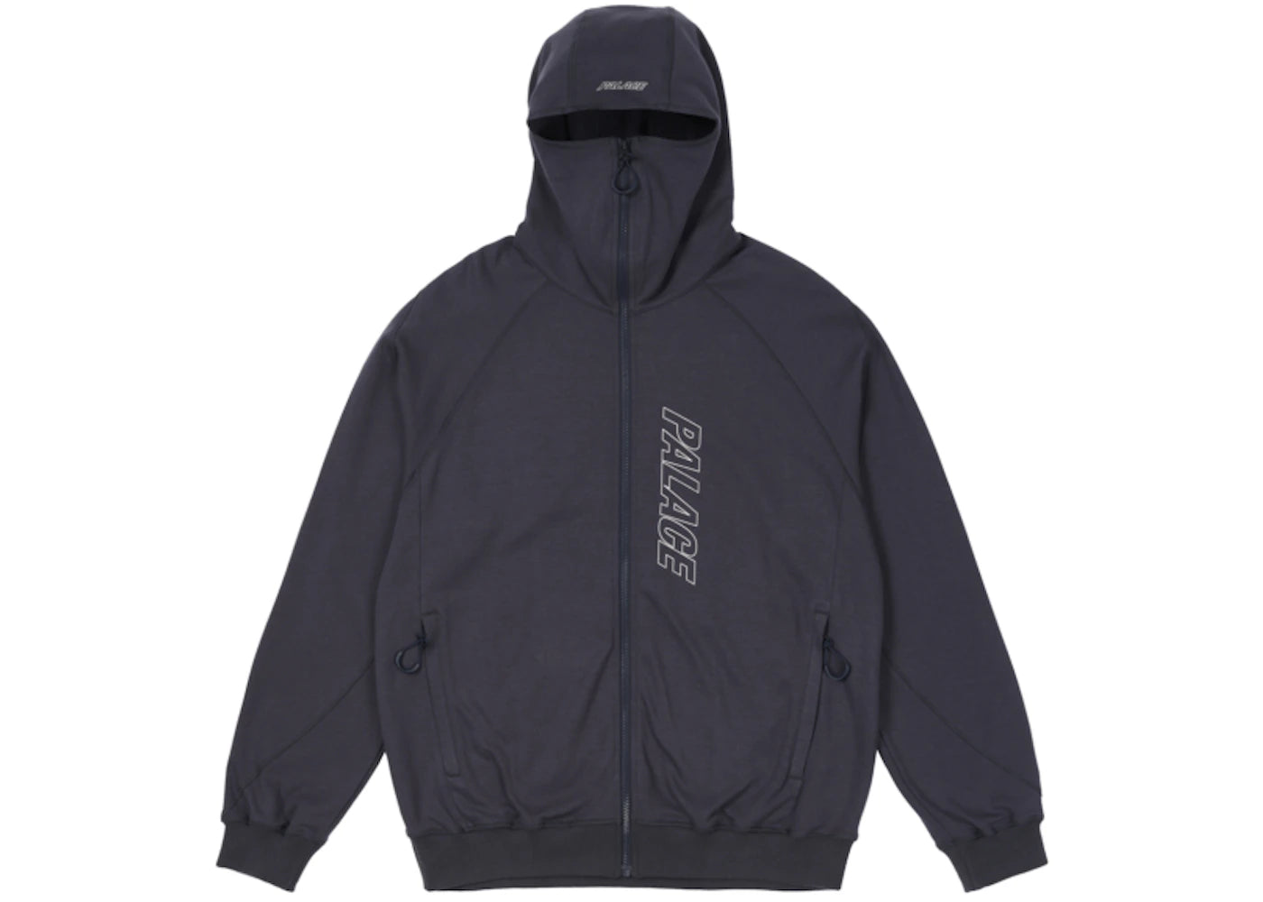 Palace Tech Fleece Hood Jacket Blue