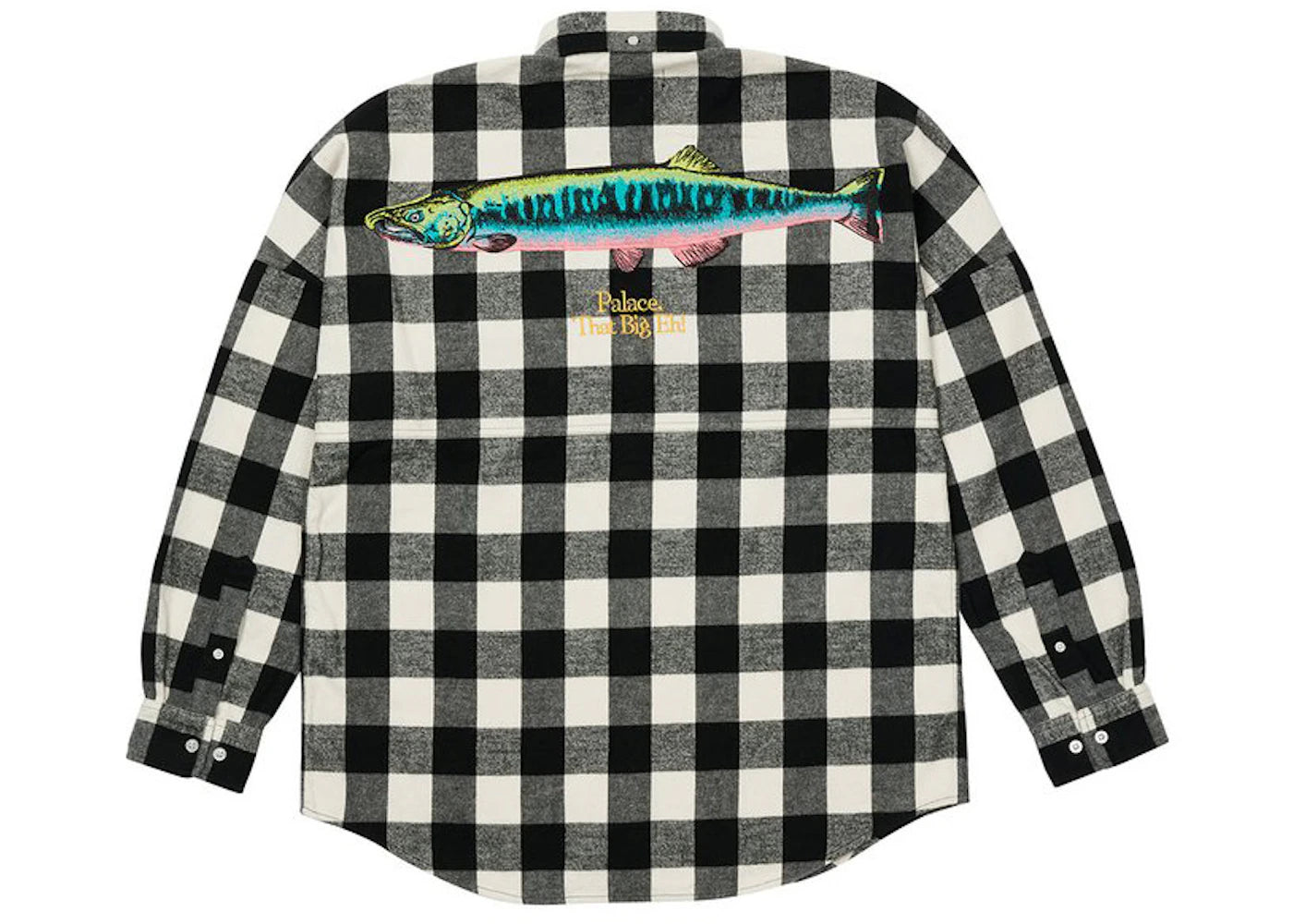 Palace That Big Eh Shell Shirt Black Check