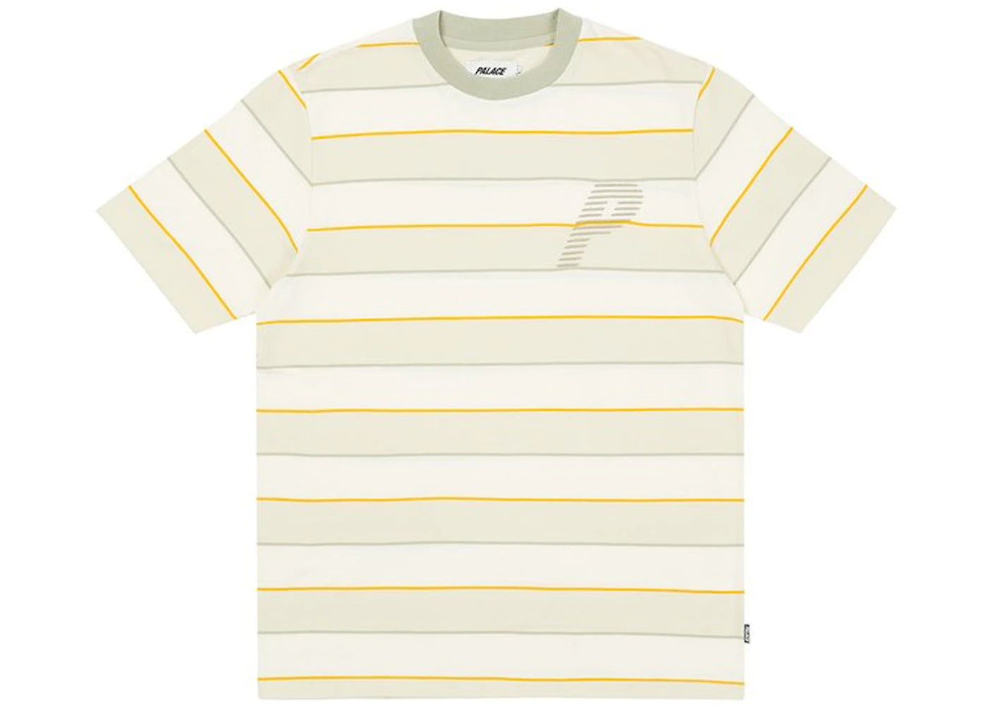 Palace The Stripe Is Right T-shirt Off White