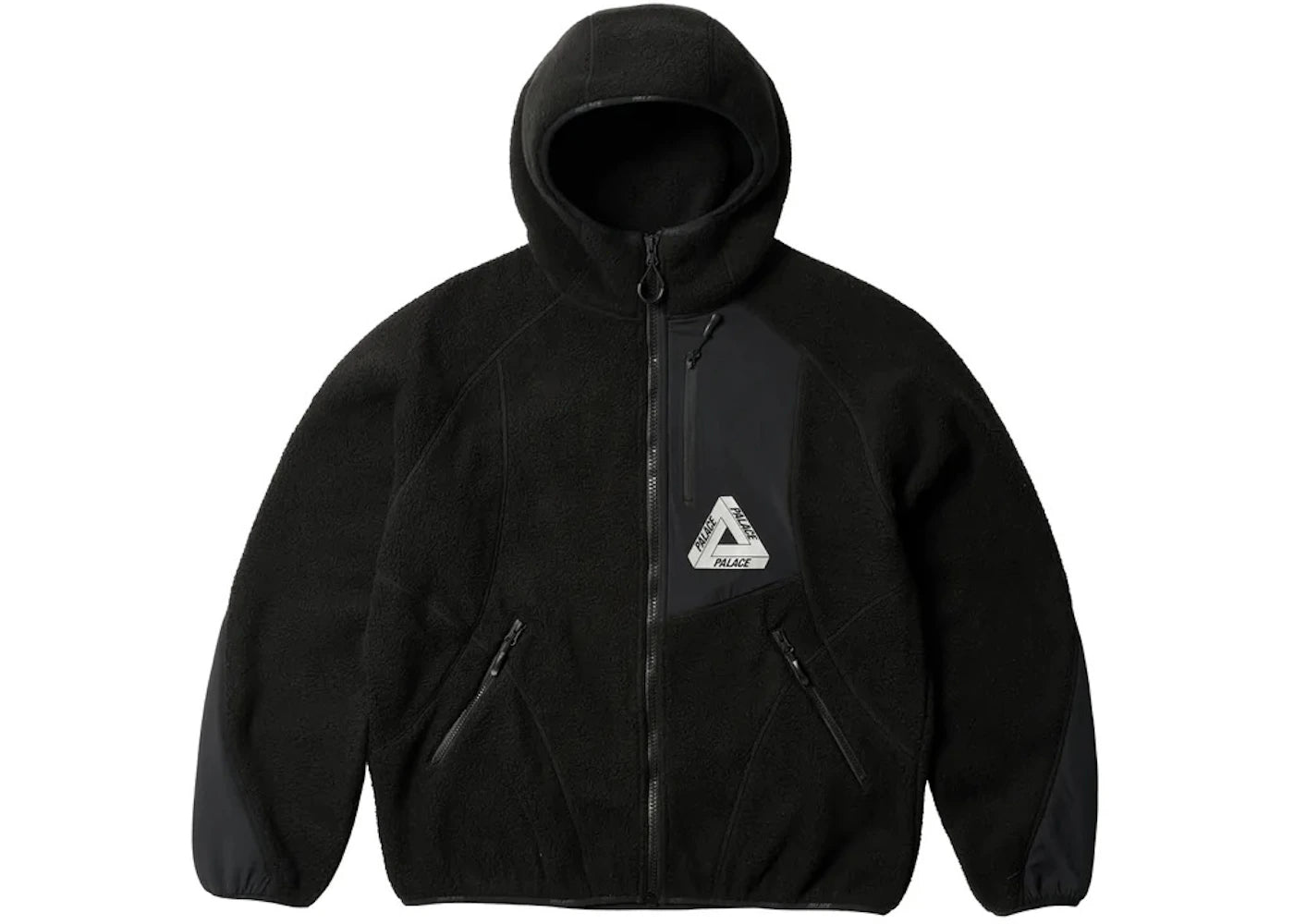Palace Therma Hooded Fleece Jacket Black