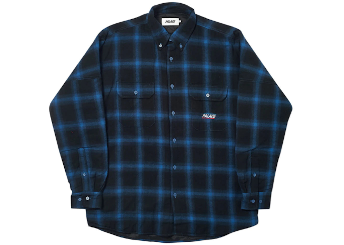 Palace Therma Yak Thinsulate Overshirt Blue Plaid