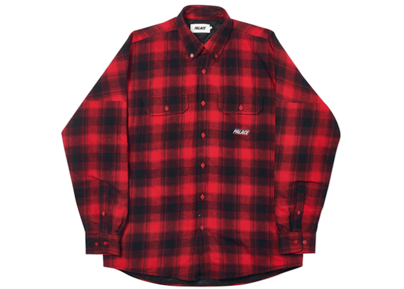 Palace Therma Yak Thinsulate Overshirt Red Plaid