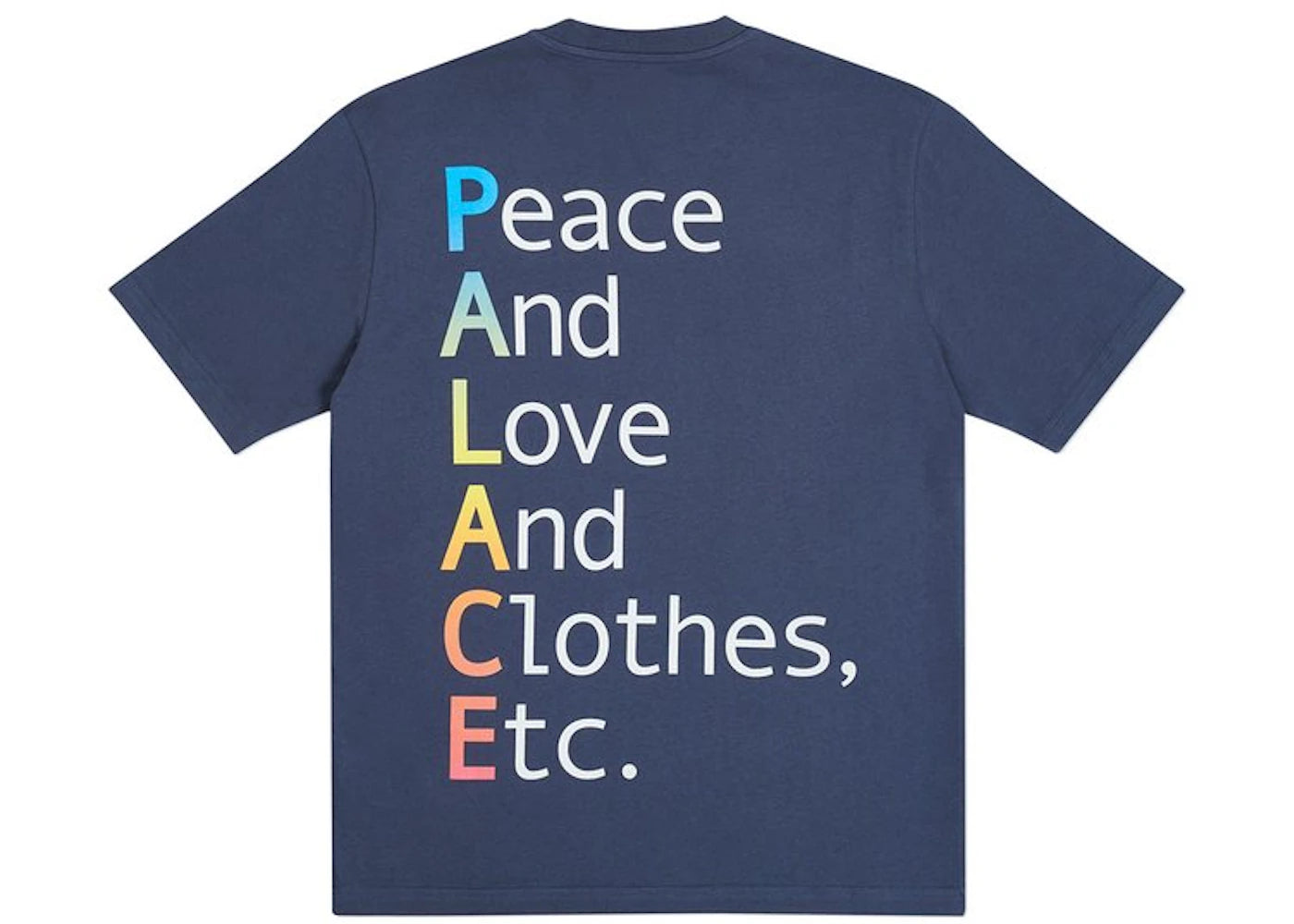 Palace This Is What Palace Stands For T-Shirt Navy