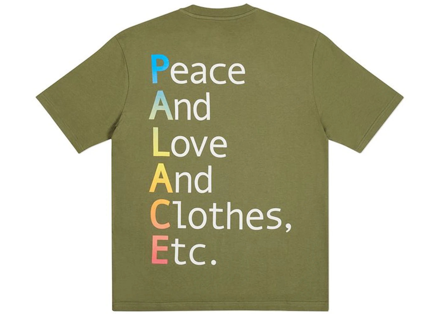 Palace This Is What Palace Stands For T-shirt Olive