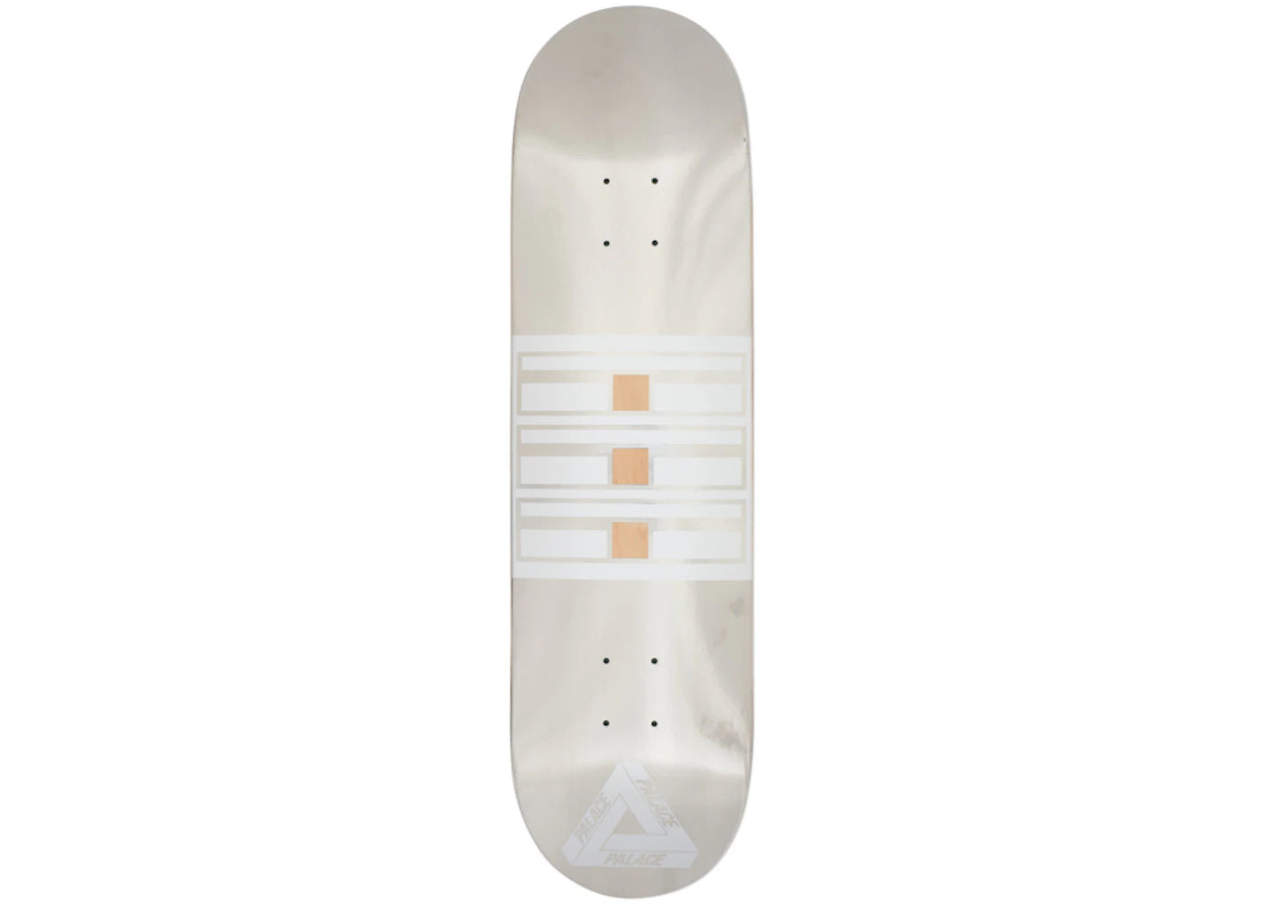 Palace Threefold 8.25 Skateboard Deck White