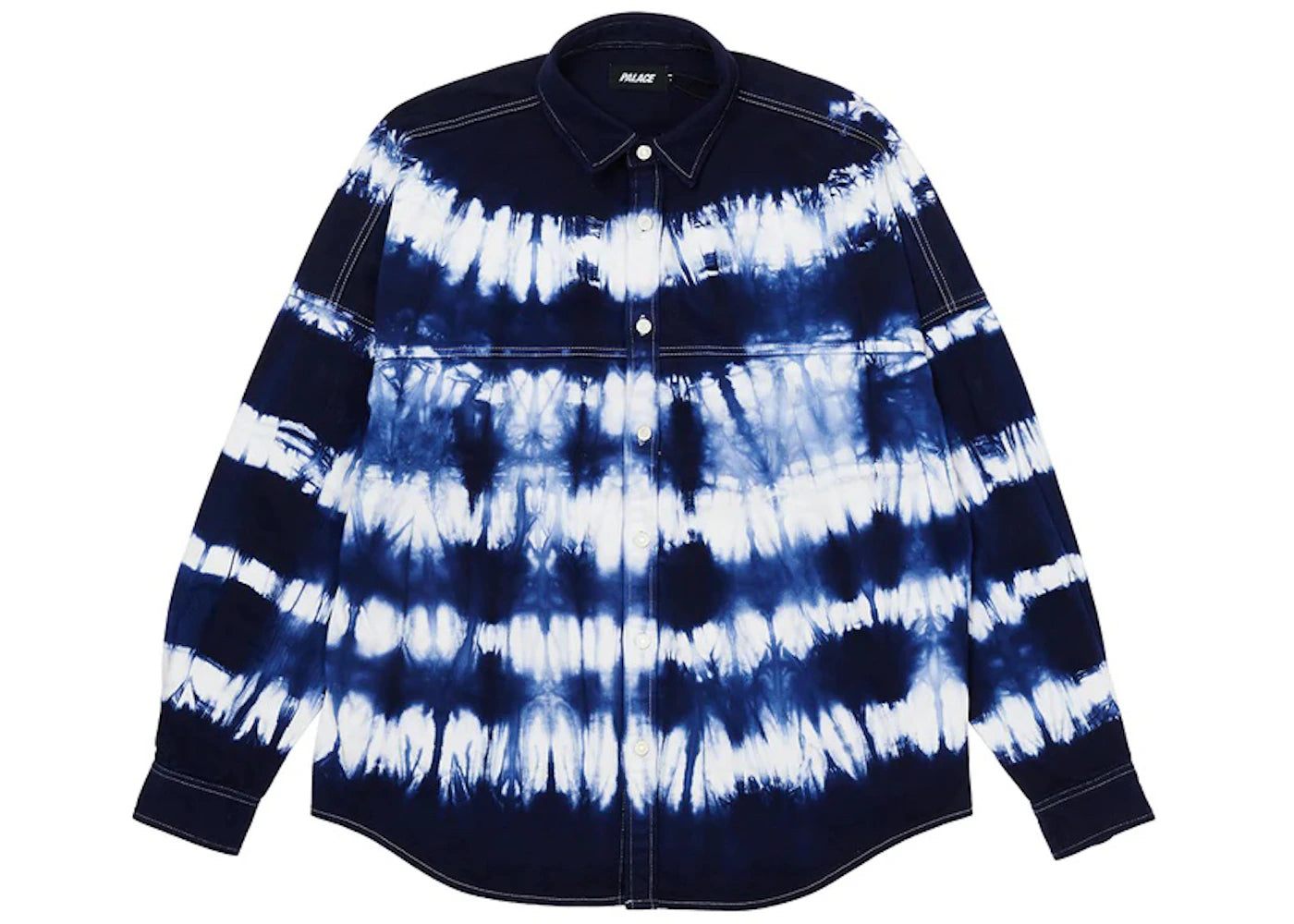 Palace Tie-Dye Shirt Navy