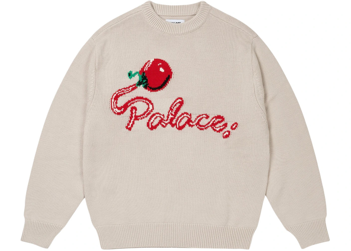 Palace Tommy Knit Off White