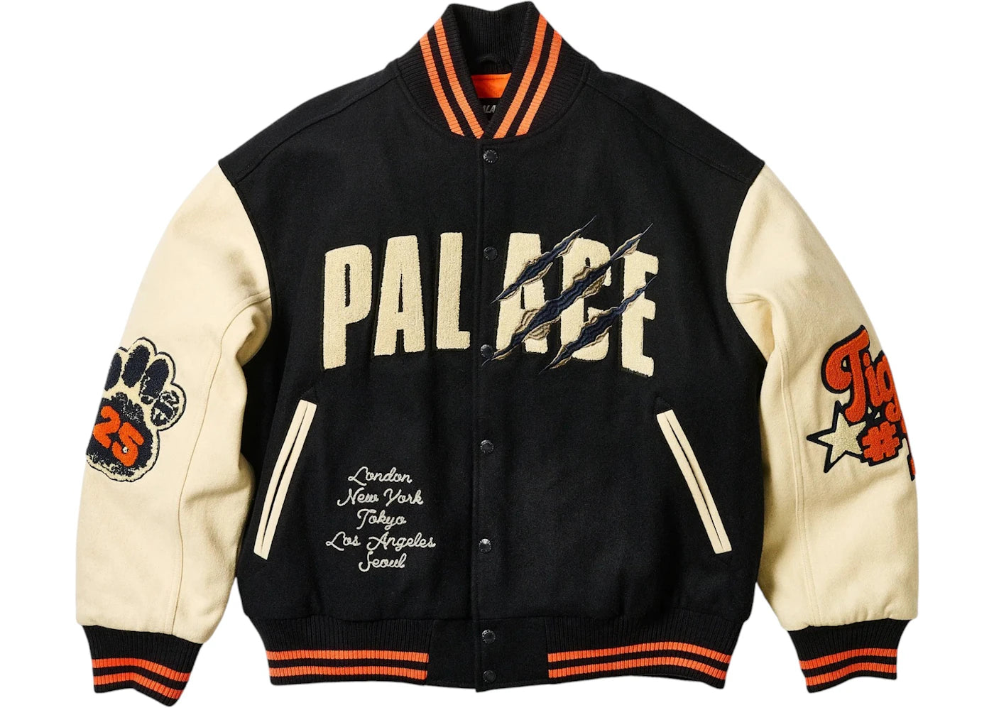 Palace Tora Tora Varsity Jacket Navy