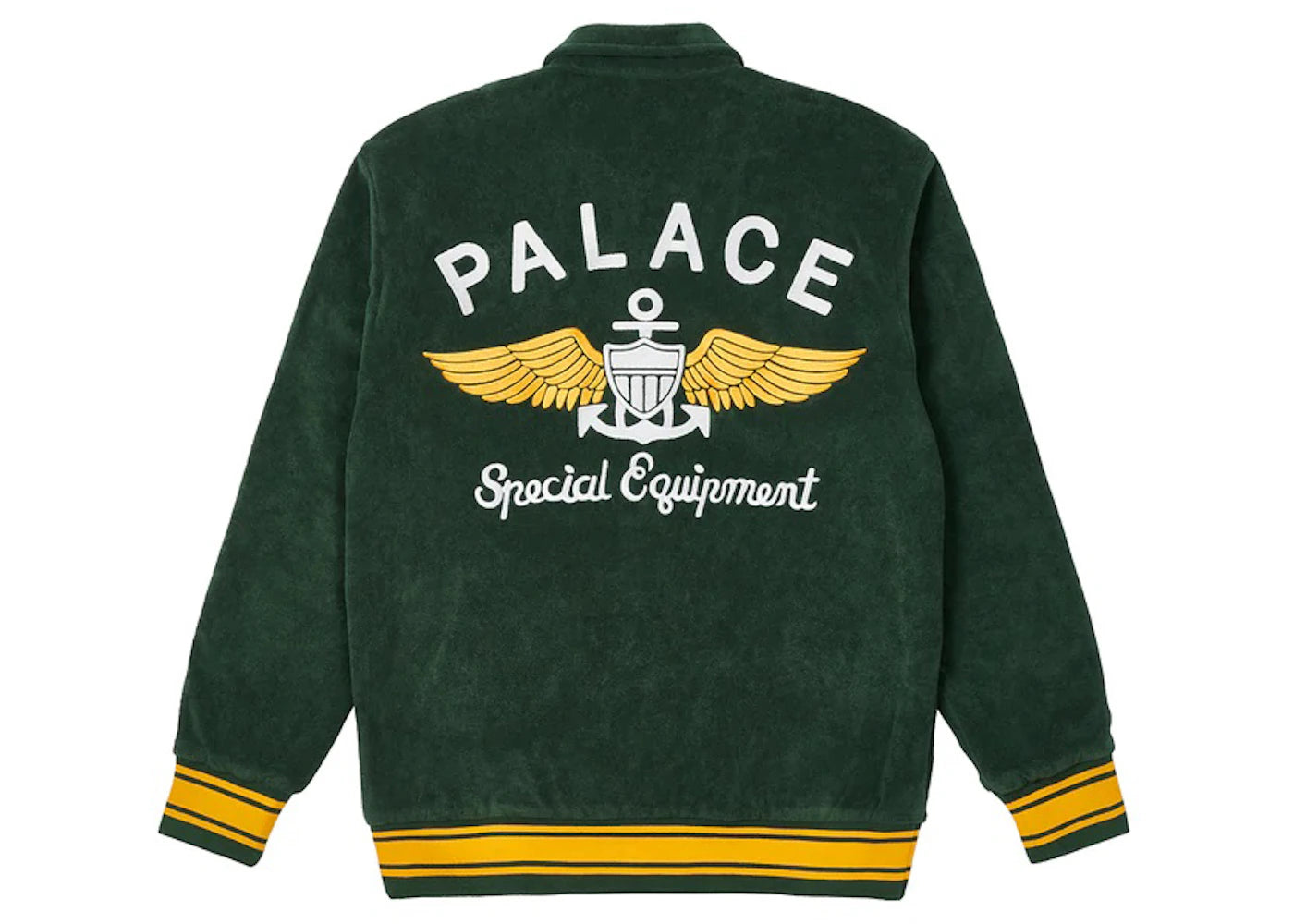 Palace Towelling Jacket Green