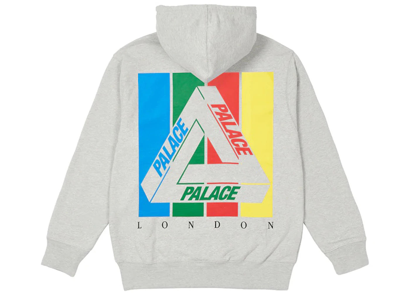Palace Tre-Emb Hood Grey Marl