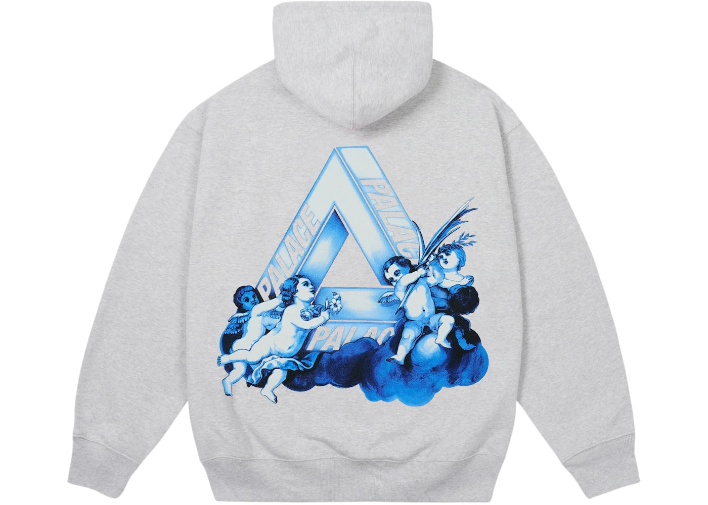 Palace Tri-Angelic Hood Grey Marl