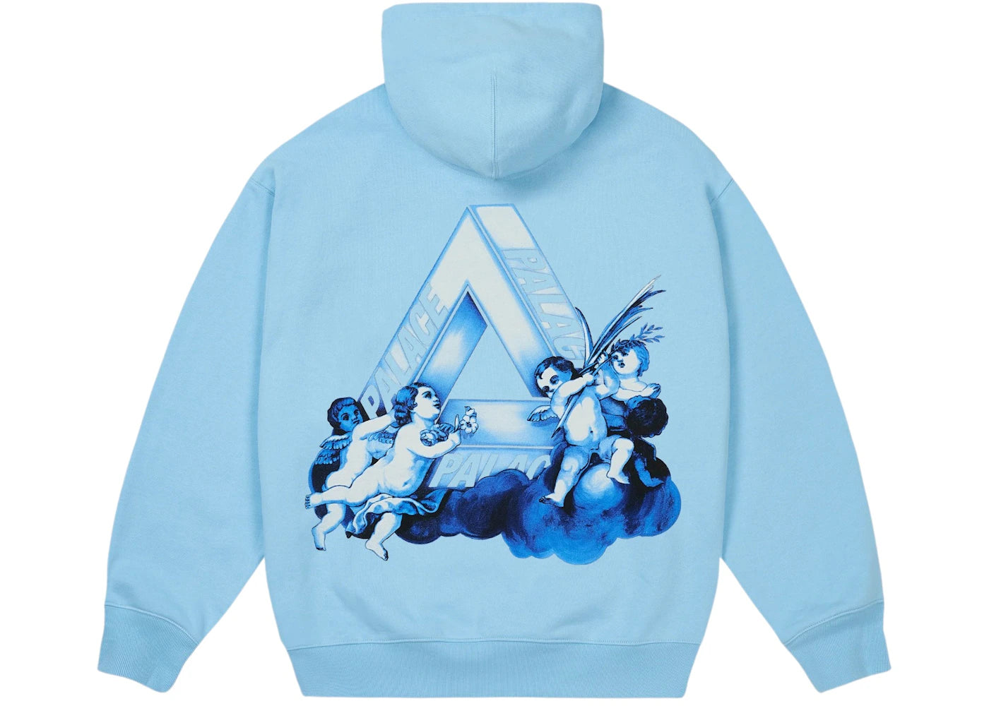 Palace Tri-Angelic Hood Skyline Blue