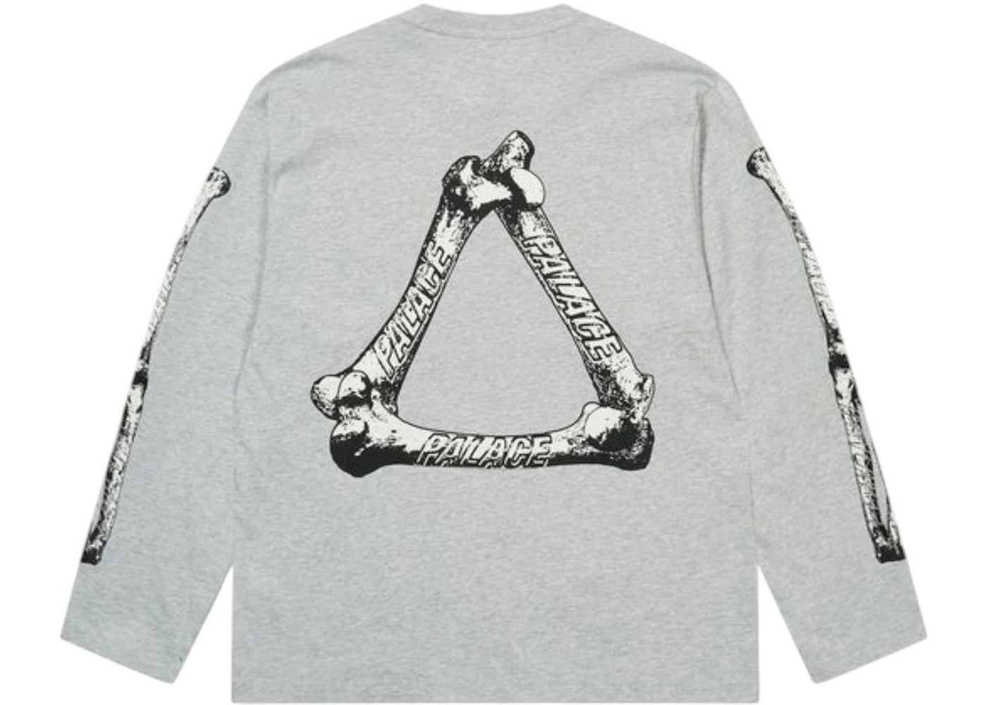 Palace Tri-Bone Longsleeve Grey Marl
