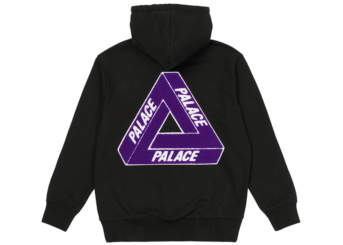 Palace Tri-Chenille Hood (FW21) Black