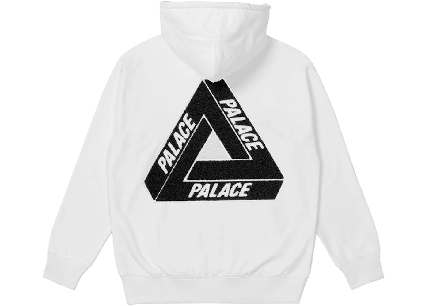 Palace Tri-Chenille Hood (FW21) White