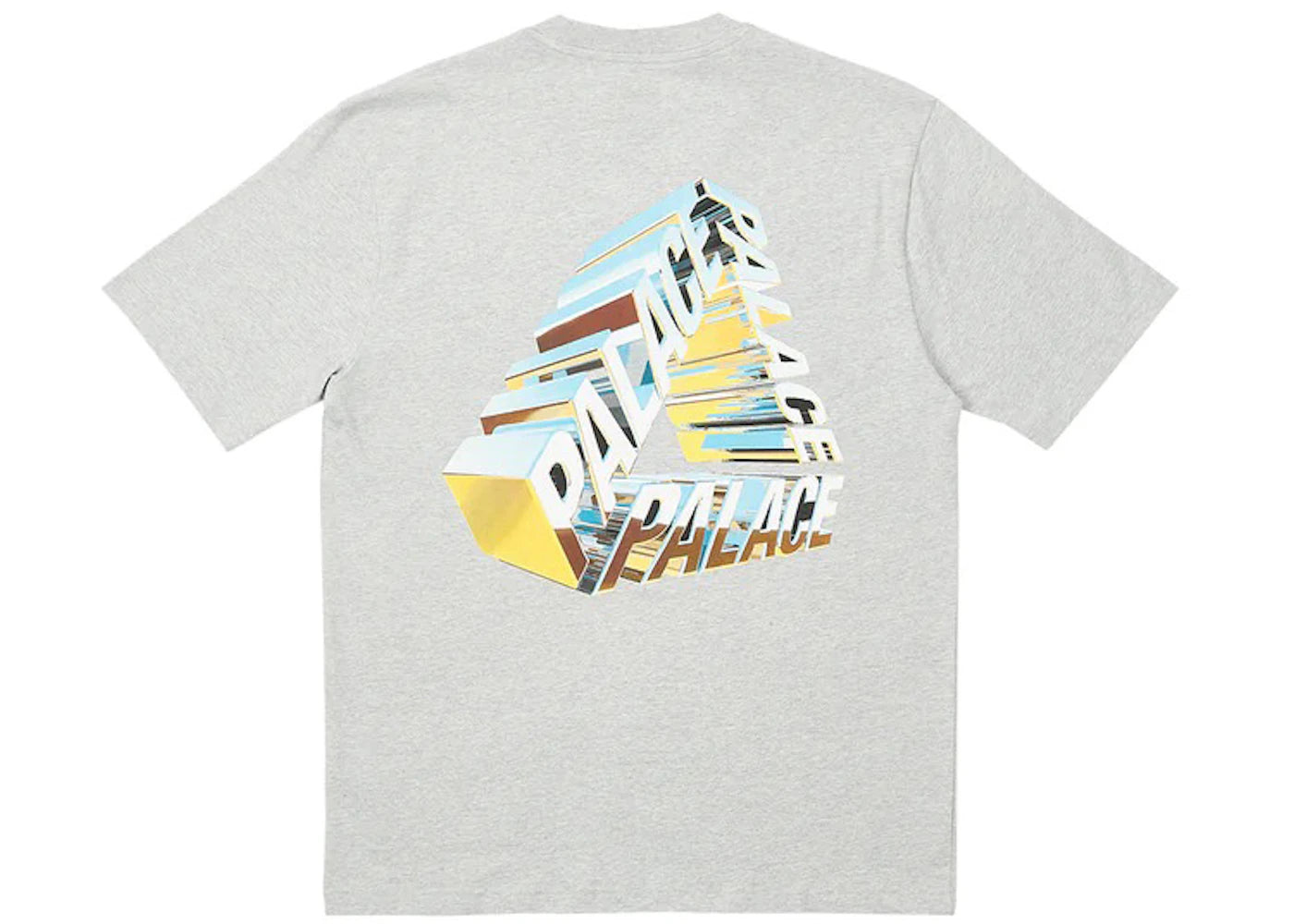 Palace Tri-Chrome T-shirt Grey Marl