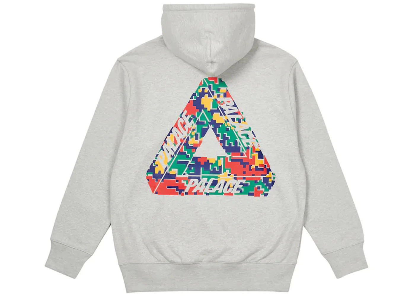 Palace Tri-Digi Hood Grey Marl