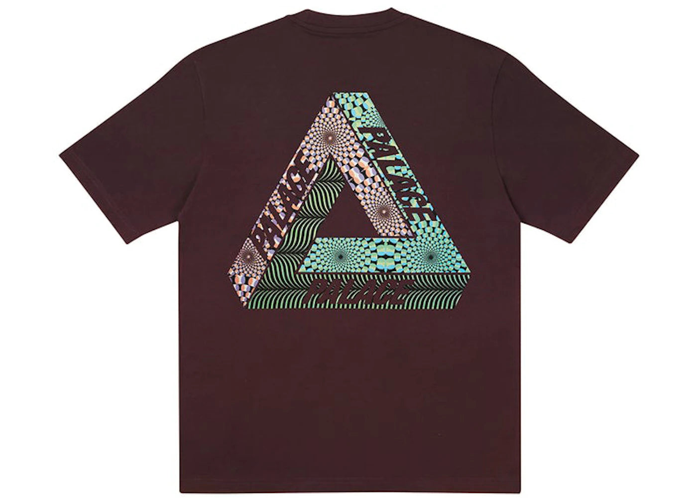 Palace Tri-Eye T-shirt Burgundy