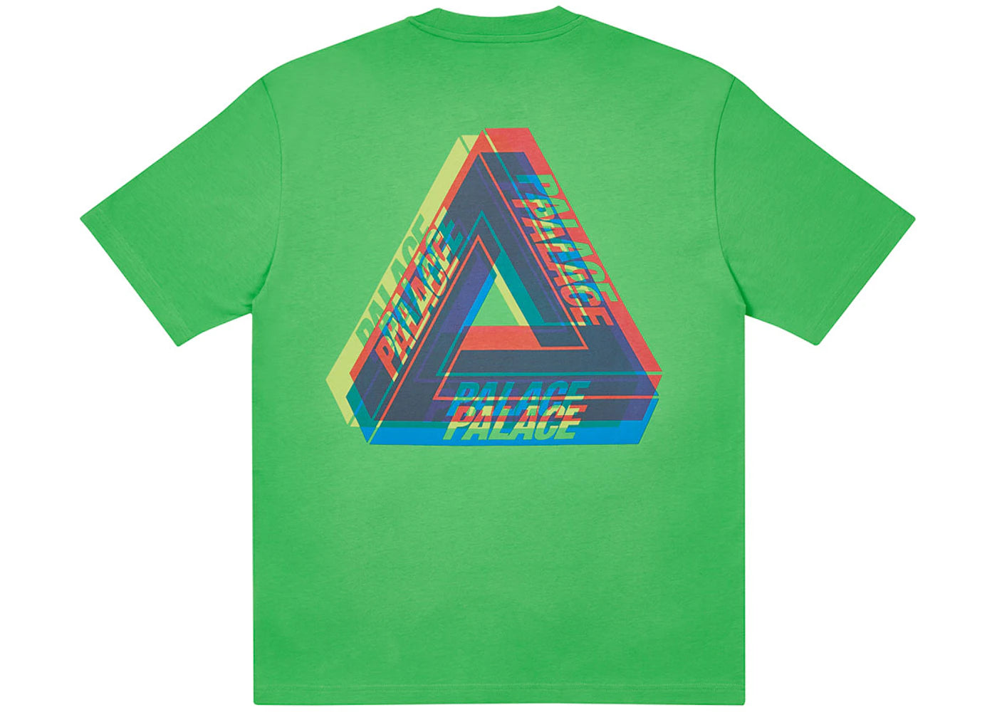 Palace Tri-Ferg Colour Blur T-shirt Light Lime