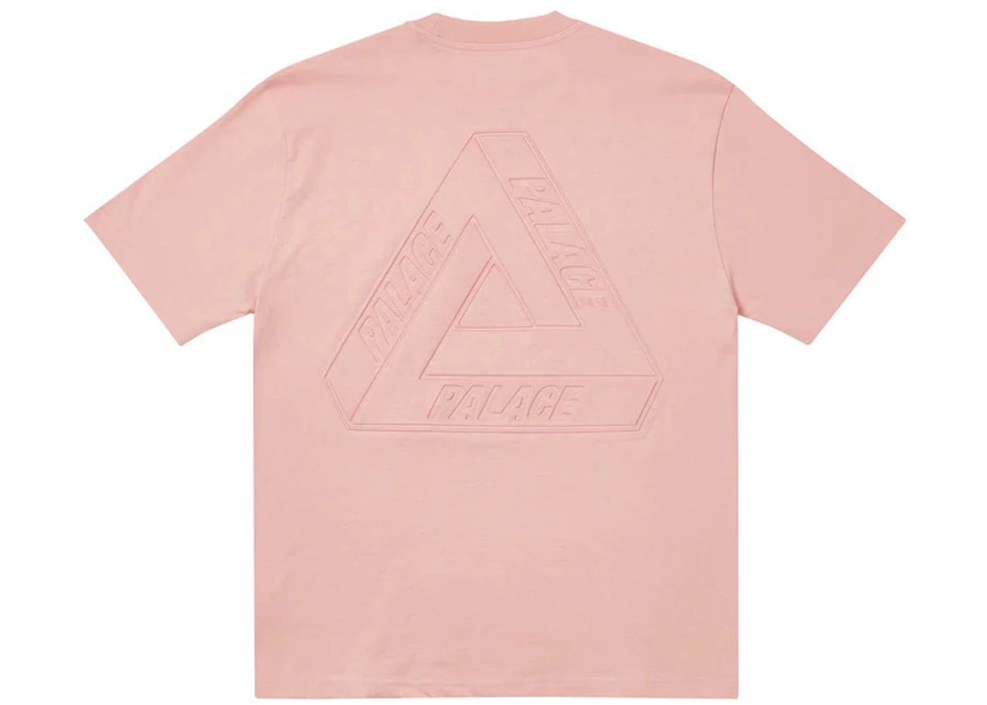 Palace Tri-Ferg Embossed T-shirt Pink