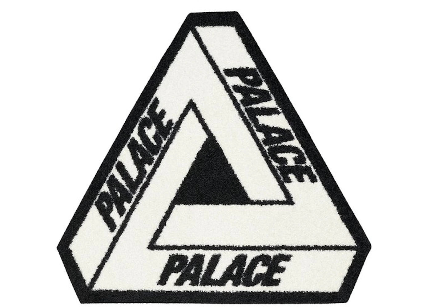 Palace Tri-Ferg Floor Mat Black/White