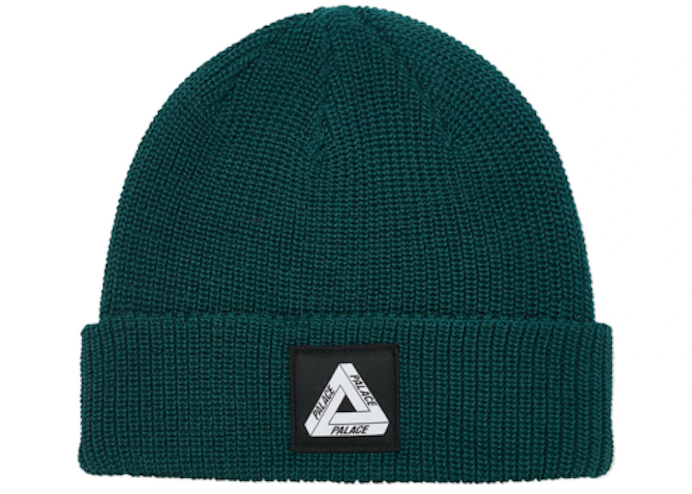 Palace Tri-Ferg Patch Beanie Dark Green