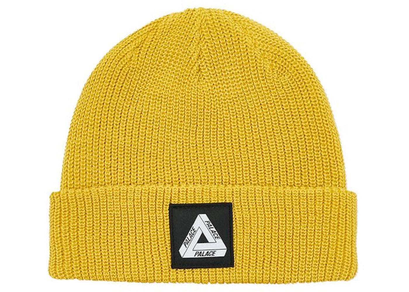 Palace Tri-Ferg Patch Beanie Gold