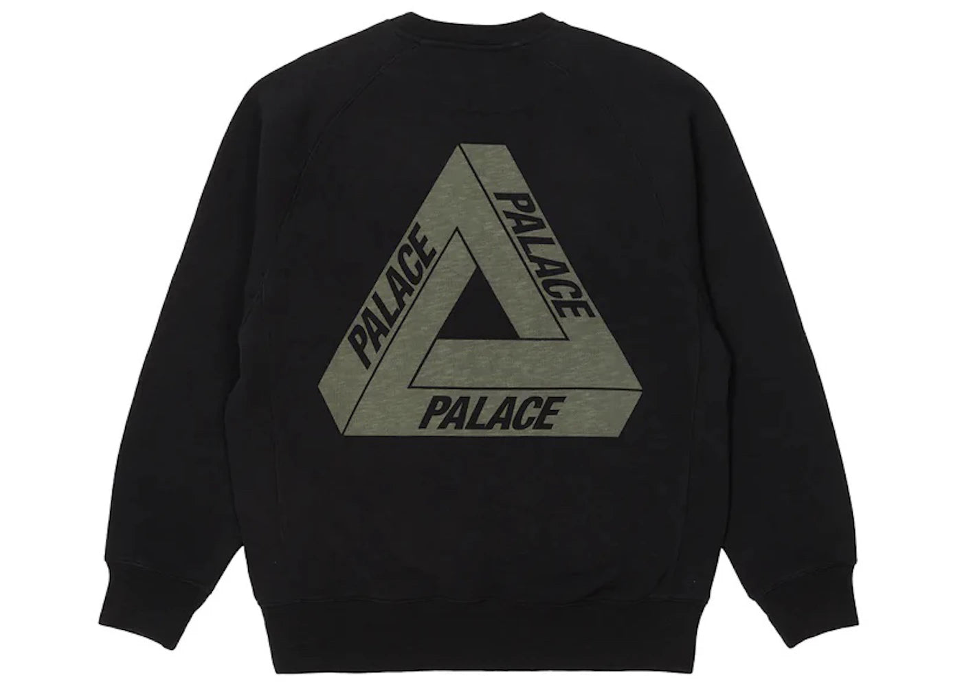 Palace Tri-Ferg Slub Crew Black