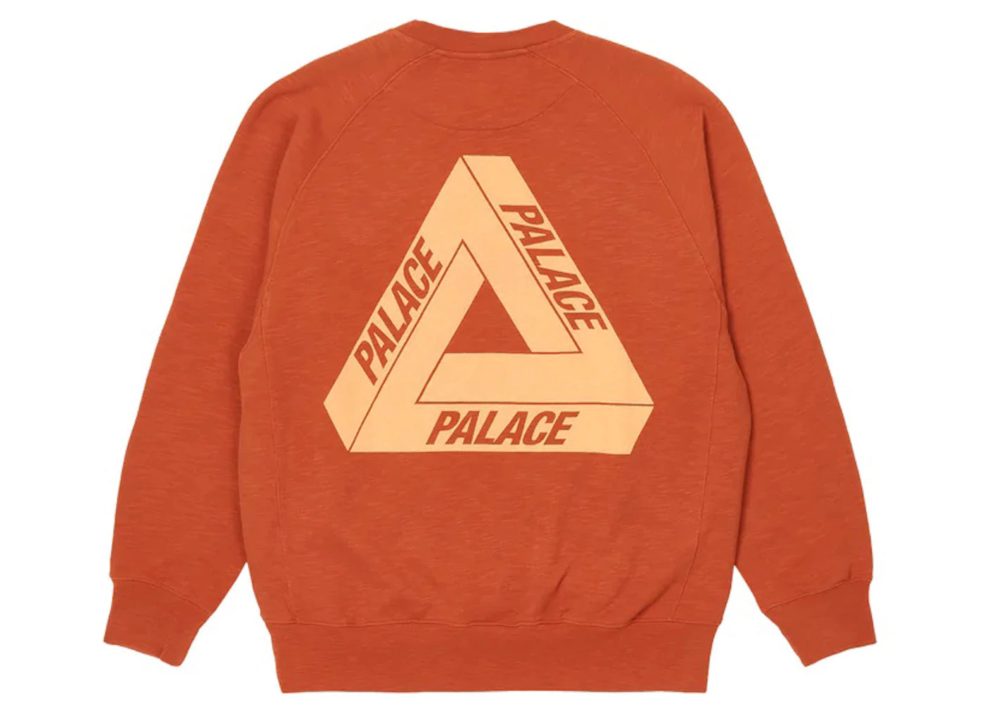 Palace Tri-Ferg Slub Crew Rust