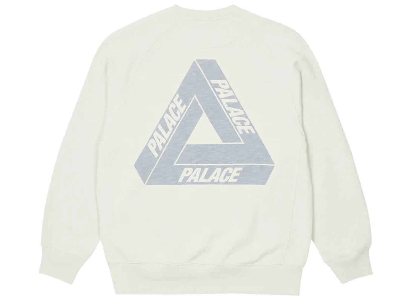 Palace Tri-Ferg Slub Crew White