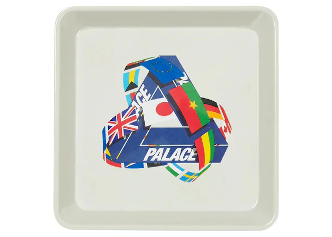 Palace Tri-Flag Tray Grey