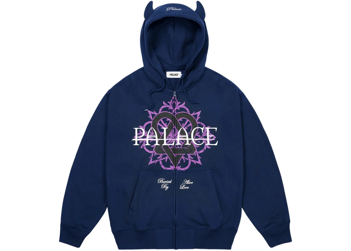 Palace Tri-Gram Hood Navy