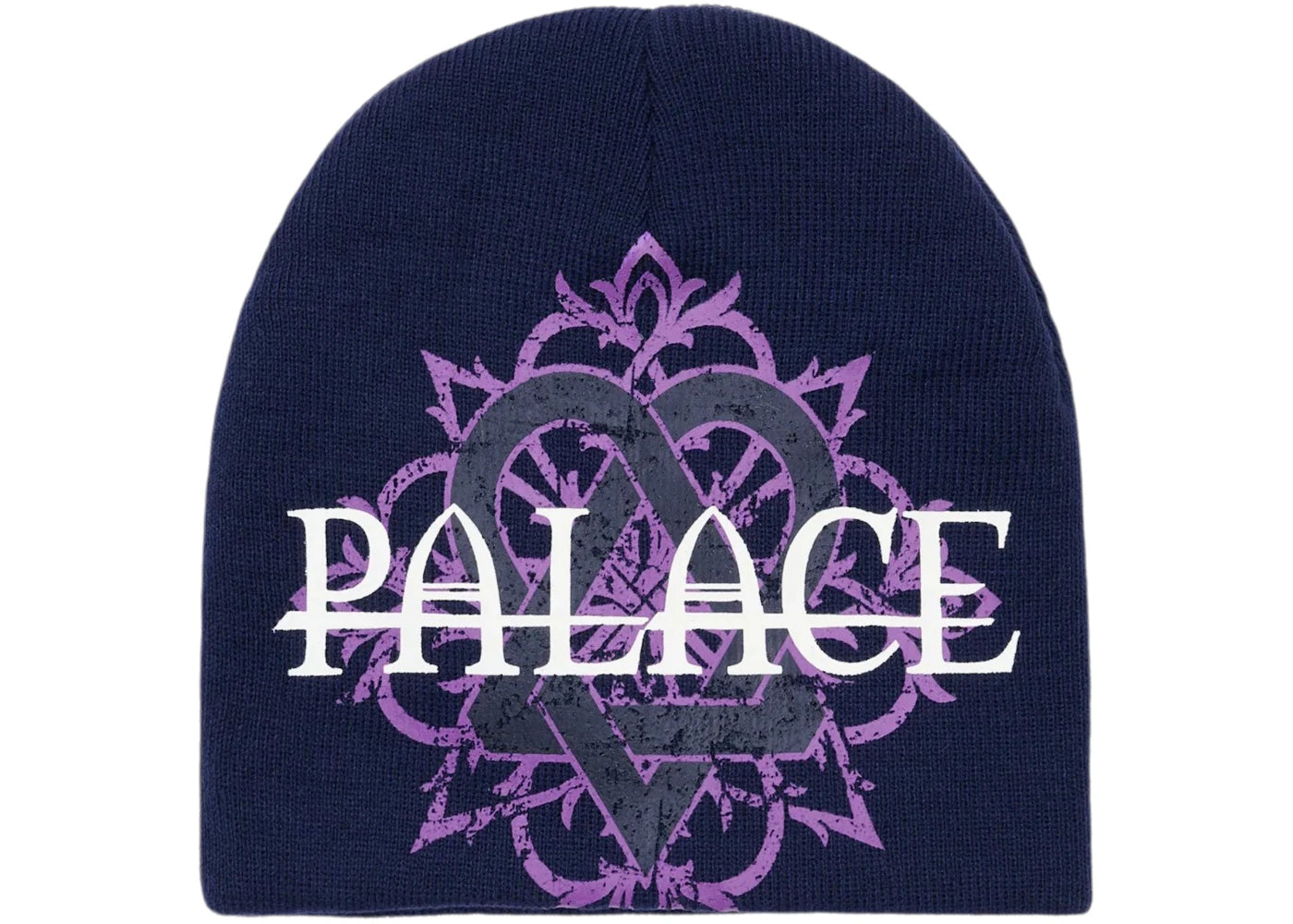 Palace Tri-Gram Nein Cuff Beanie Navy