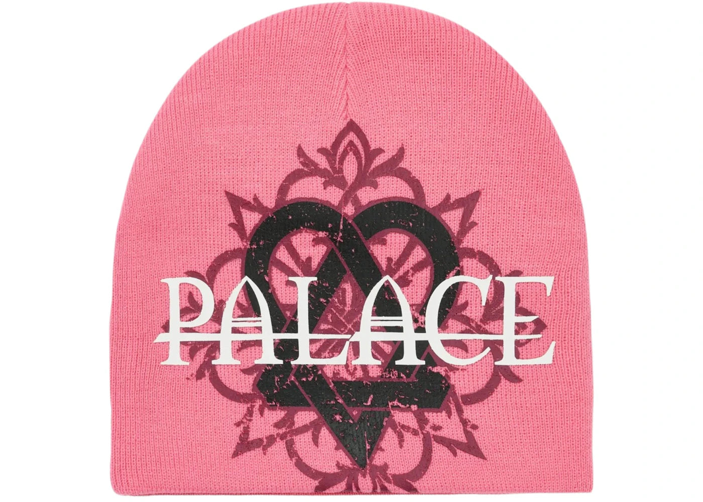 Palace Tri-Gram Nein Cuff Beanie Pink