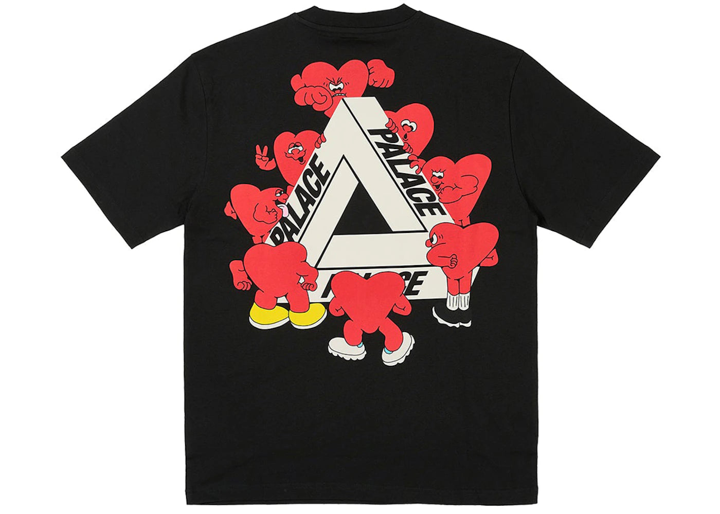 Palace Tri-Hearts T-shirt Black