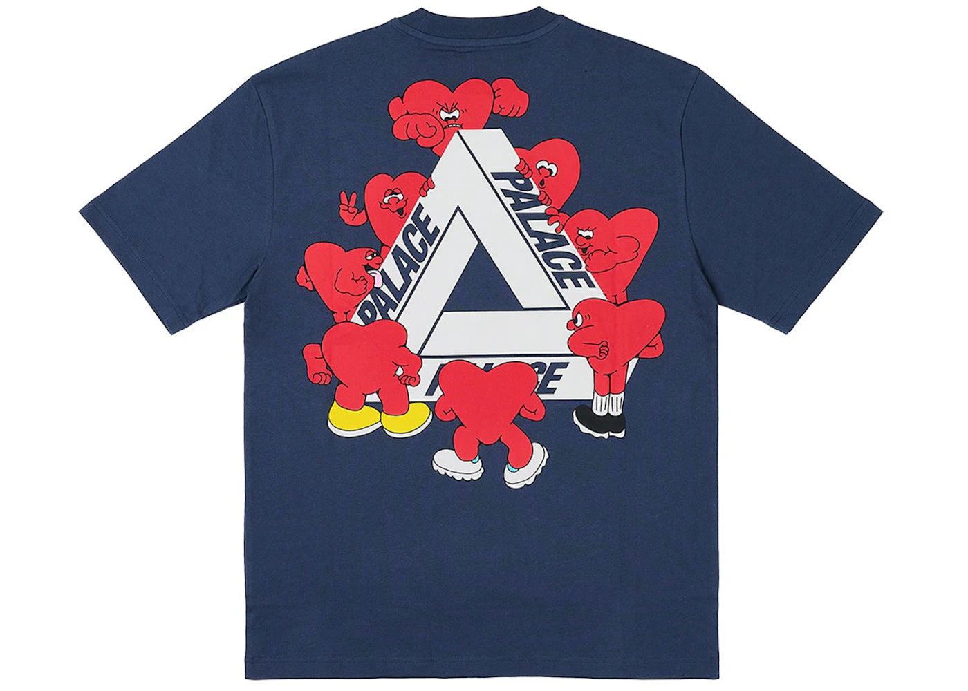 Palace Tri-Hearts T-shirt Navy
