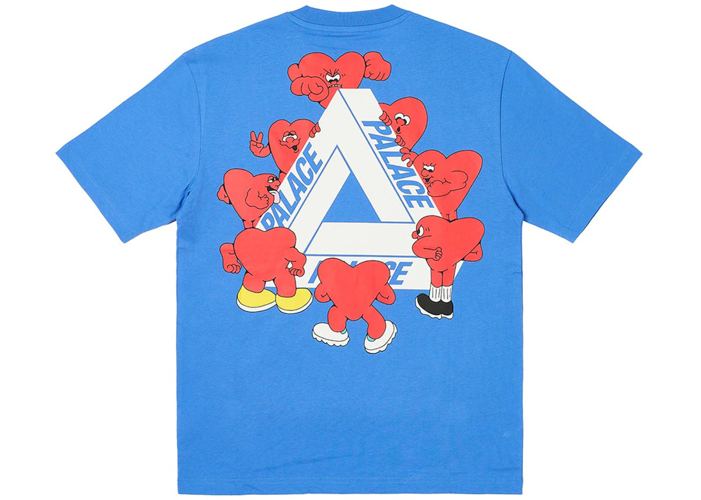 Palace Tri-Hearts T-shirt Palatial Blue