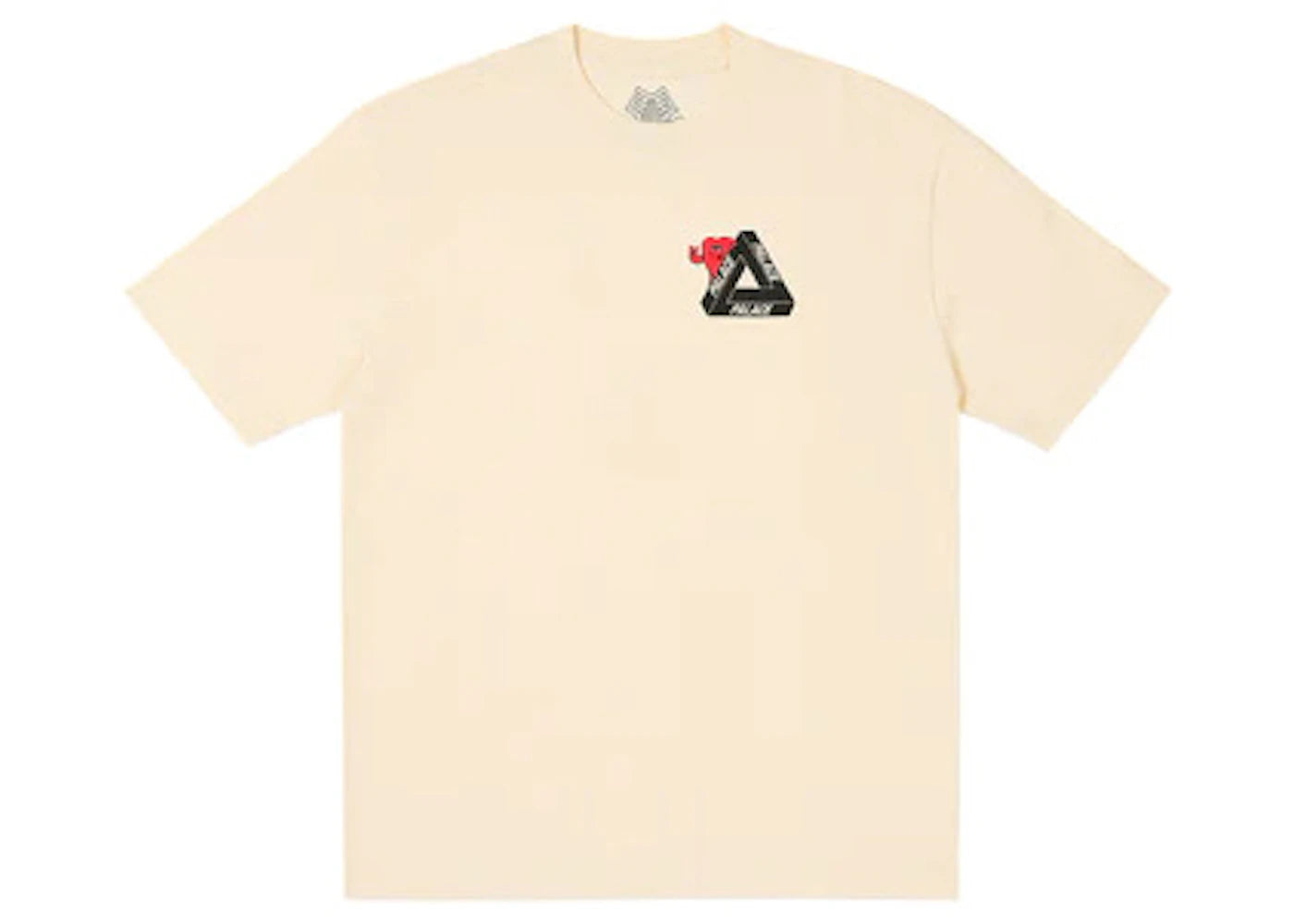 Palace Tri-Hearts T-shirt (SS24) Soft White