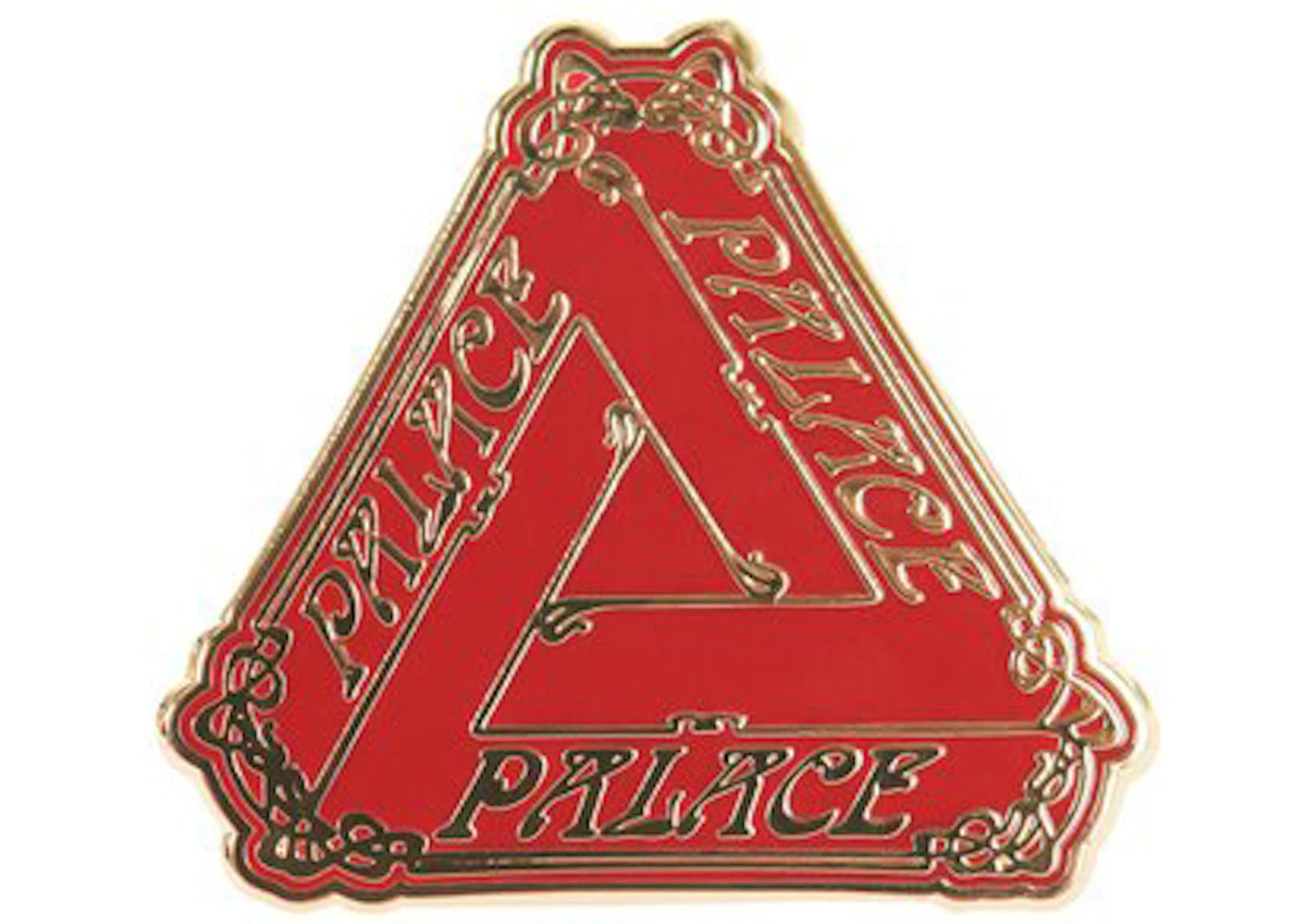 Palace Tri-Le Beurre Pin Badge Red