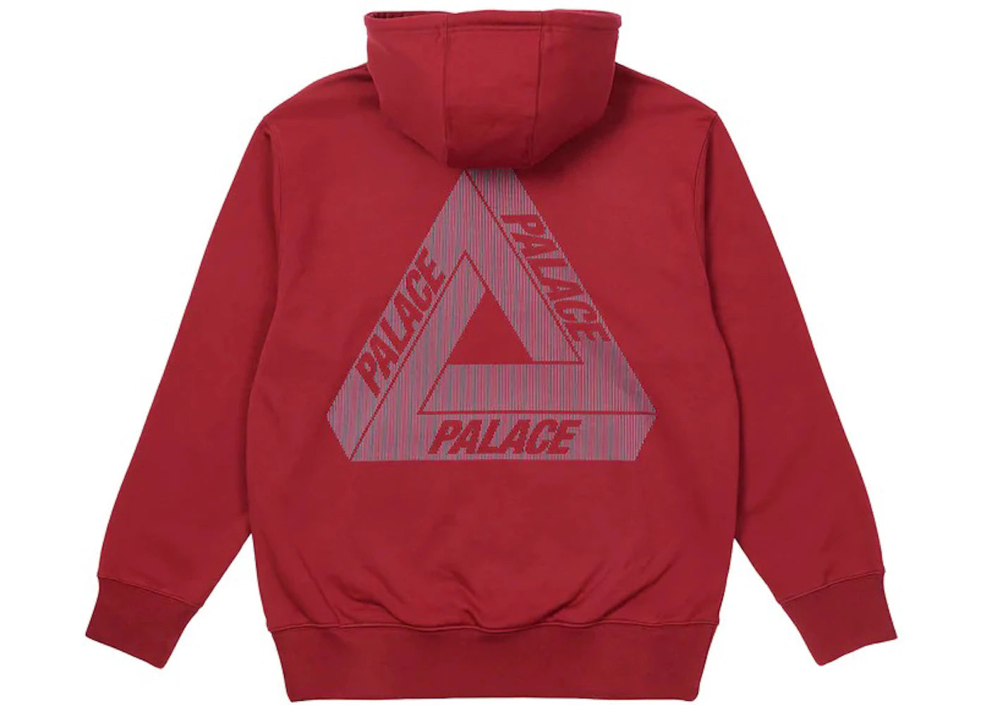 Palace Tri-Lenticular Hood Burgundy