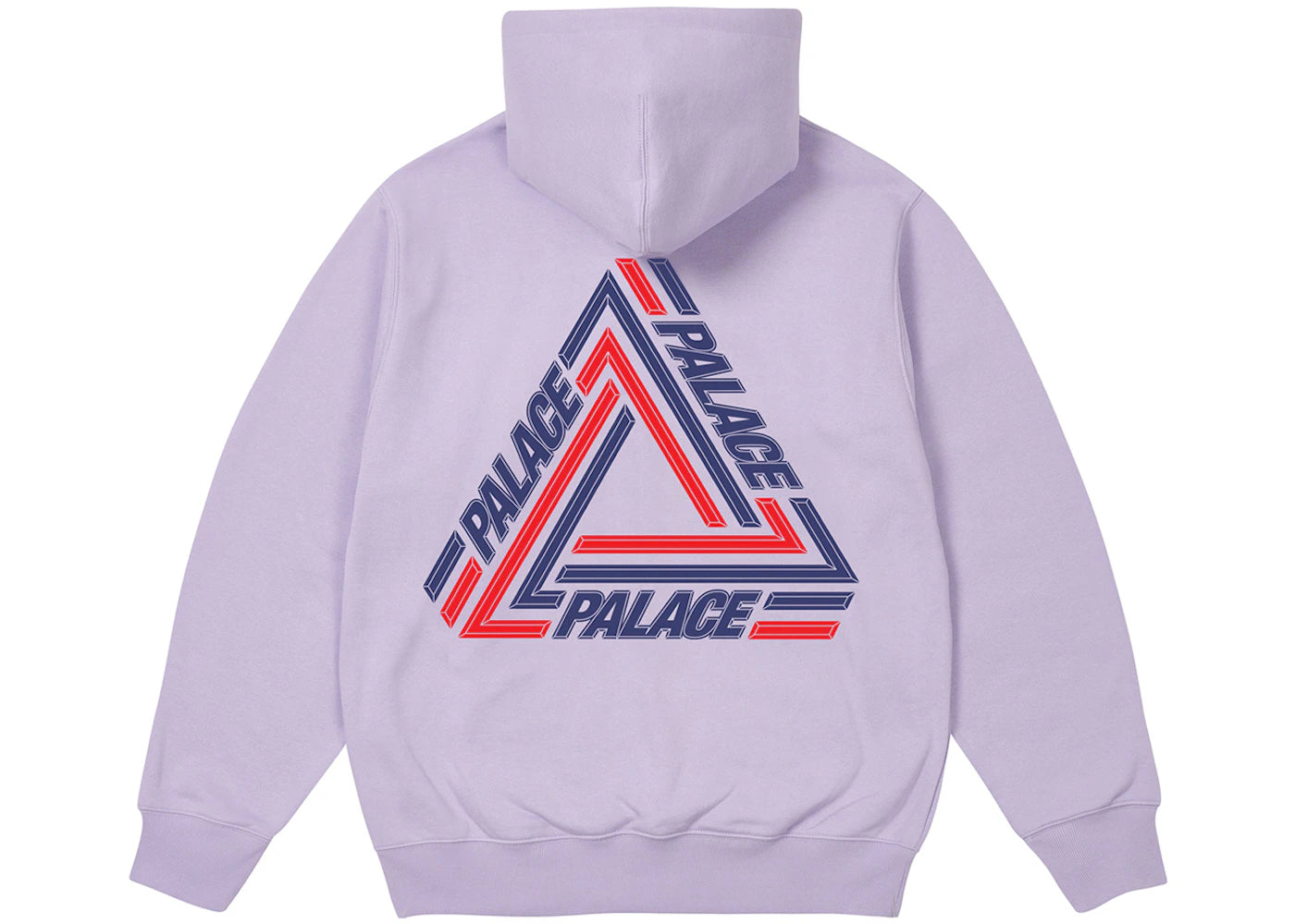 Palace Tri-Line Hood Pastel Purple