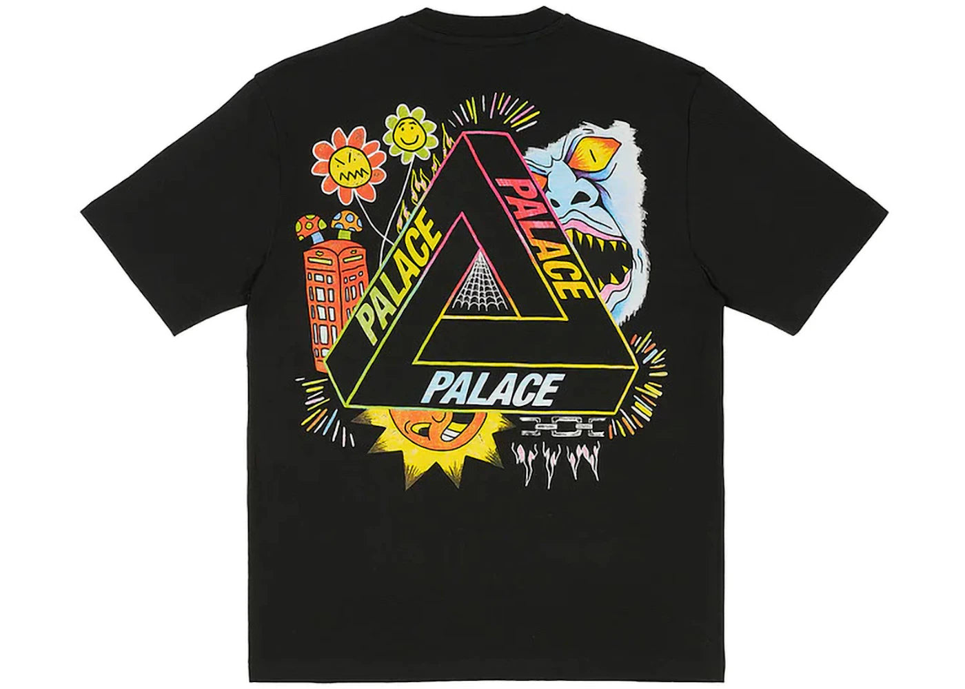 Palace Tri-Lottie T-Shirt Black